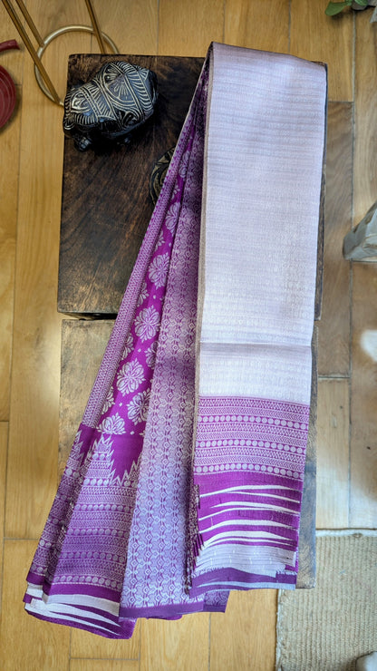 Light Purple Fancy Silk Saree