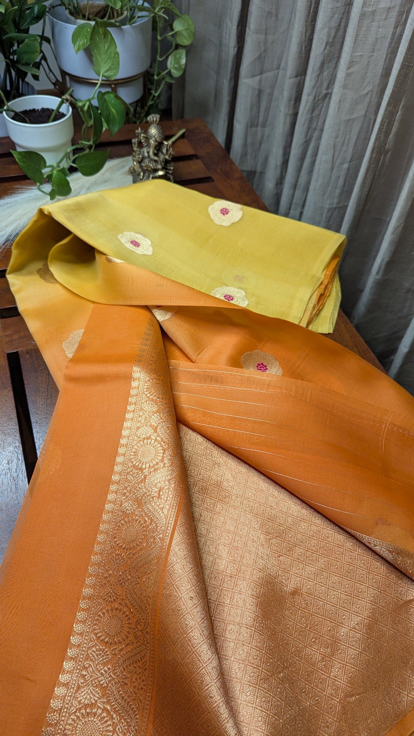 Silk Organza Saree -Double Shade