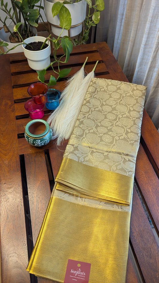 Nita Ambani Inspired Golden Saree